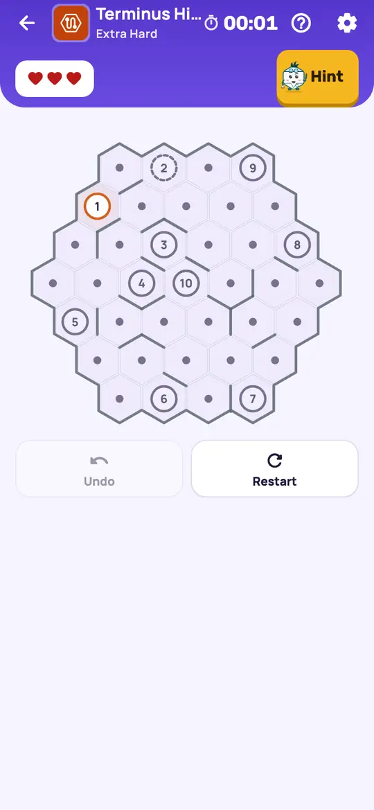 Terminus Hive: the hint teaching Stranded District on a real board. A step that would leave some unserved district with no way in and out.